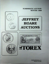 Jeffrey Hoare Numismatic Auction in Conjunction with TOREX, (24-25 February, 1989)