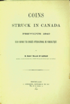Coins Struck in Canada Previous to 1840, McLachlan, R.W. (1892)