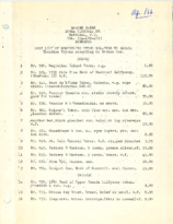 Sale List of Numismatic Items Relating to Canada (no. 1), Baker, Warren (April 1966)