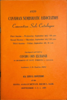 1959 Canadian Numismatic Association Convention Sale Catalogue, Canada Coin Exchange (September 2-4, 1959)