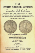 1967 Canadian Numismatic Association Convention Sale Catalogue, Canada Coin Exchange (August 31, September 1-2, 1967)