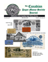 Canadian Paper Money Society Journal, Vol. 45-47, 129-131 (2009-2011)