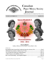 Canadian Paper Money Society Journal, Vol. 48, 132 (March 2012)