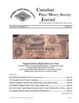 Canadian Paper Money Society Journal, Vol. 48, 133 (June 2012)