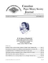 Canadian Paper Money Society Journal, Vol. 48, 134 (September 2012)