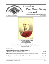 Canadian Paper Money Society Journal, Vol. 49, 136 (March 2013)