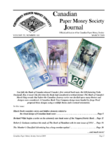 Canadian Paper Money Society Journal, Vol. 55, 160 (March 2019)
