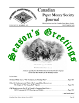 Canadian Paper Money Society Journal, Vol. 55, 163 (December 2019)