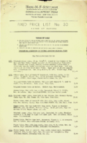 Fixed Price List No. 30 – Coins of Canada, Schulman, Hans M.F., (nd)