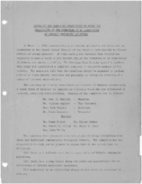 Report of the Committee Constituted to Study the Feasibility of the Formation of an Association of Ontario Numismatic Societies (1961)