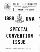 The Ontario Numismatist, Vol. 27, Special Convention Issue (1988)
