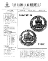 The Ontario Numismatist, Vol. 29, Special Convention Issue (1990)