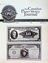 Canadian Paper Money Journal, Vol. 29, 113 (1993)