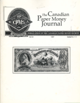Canadian Paper Money Journal, Vol. 33, 117 (1997)
