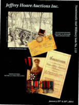 Numismatic and Military Sale No. 113 in Conjunction with CAND, Jeffrey Hoare Auctions (January 25–26, 2014)