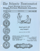 The Atlantic Numismatist, Vol. 22, 6 (November-December 1986)