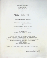 Auction 16, Nadin-Davis Numismatics (March 22-23, 1985)