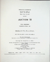 Auction 18, Nadin-Davis Numismatics (July 13, 1985)