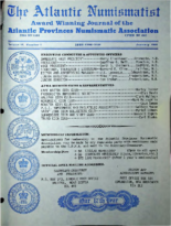 The Atlantic Numismatist, Vol. 17, 1-11 (1981)