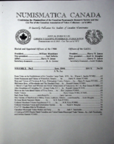 Numismatica Canada, Vol. 03, 2 (June 2004)