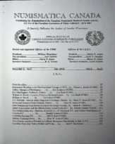 Numismatica Canada, Vol. 03, 3 (September 2004)