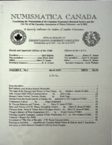 Numismatica Canada, Vol. 04, 1 (March 2005)