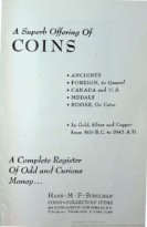 A Superb Offering of Coins… A Complete Register of Odd and Curious Money, Schulman, Hans M. F. (1945)