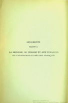 Documents relatifs à la monnaie, au change et aux finances du Canada sous le régime français, Volume 2, Shortt, Adam (1925)