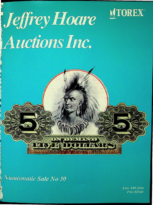 Numismatic Sale No. 30 in Conjunction with TOREX, Jeffrey Hoare Auctions (June 24, 1994)